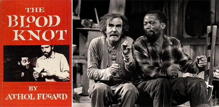 Athol Fugard en Zakes Mokae in The Blood Knot in 1961.