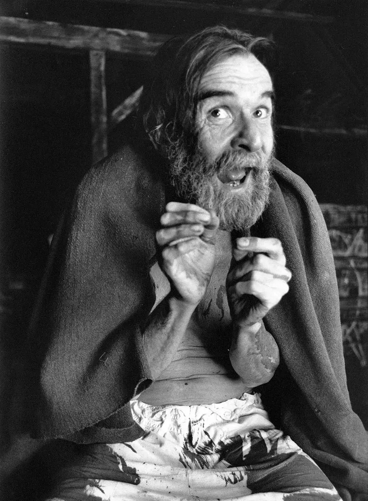 Athol Fugard as akteur in A Place with Pigs in 1987.