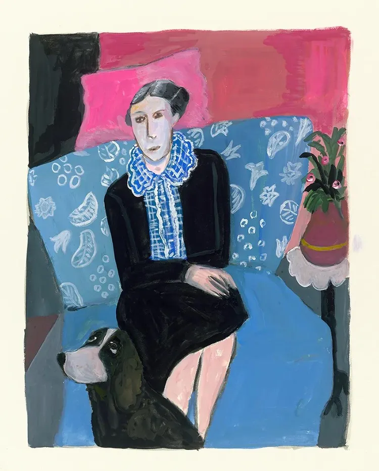 "Virginia Woolf barely holding it together."