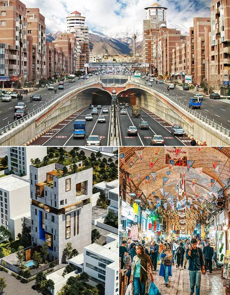 Modern-day Tehran.