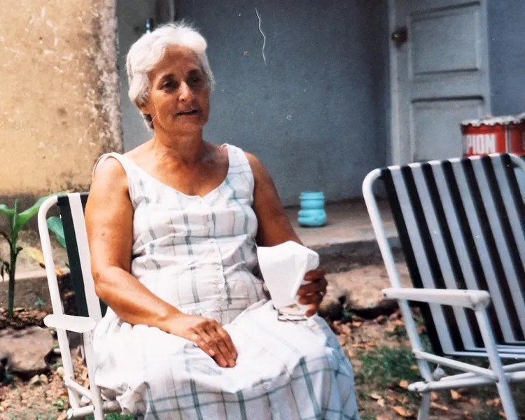 Manuela Lopes at her home in Menongue.